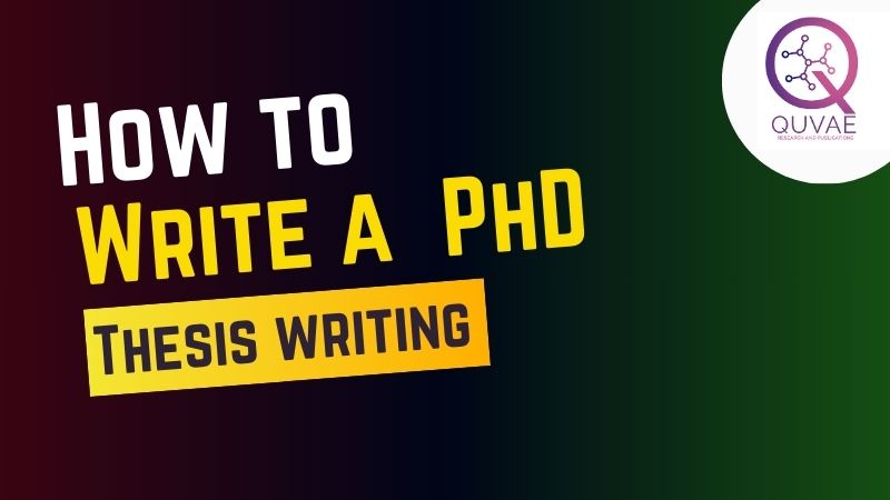 How to Write a Phd Thesis Writing