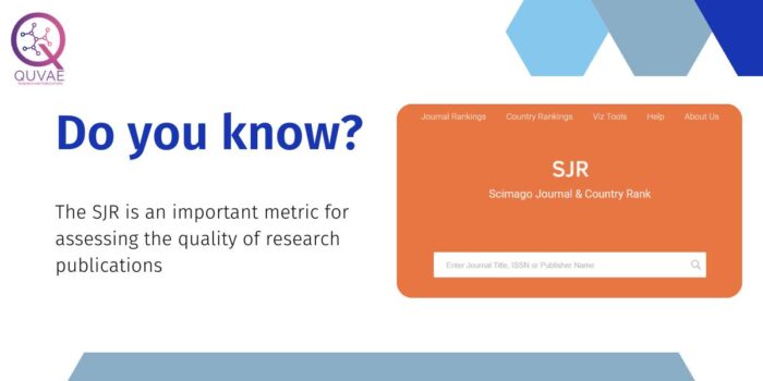 Scimago Journal Rank (SJR) | Quvae